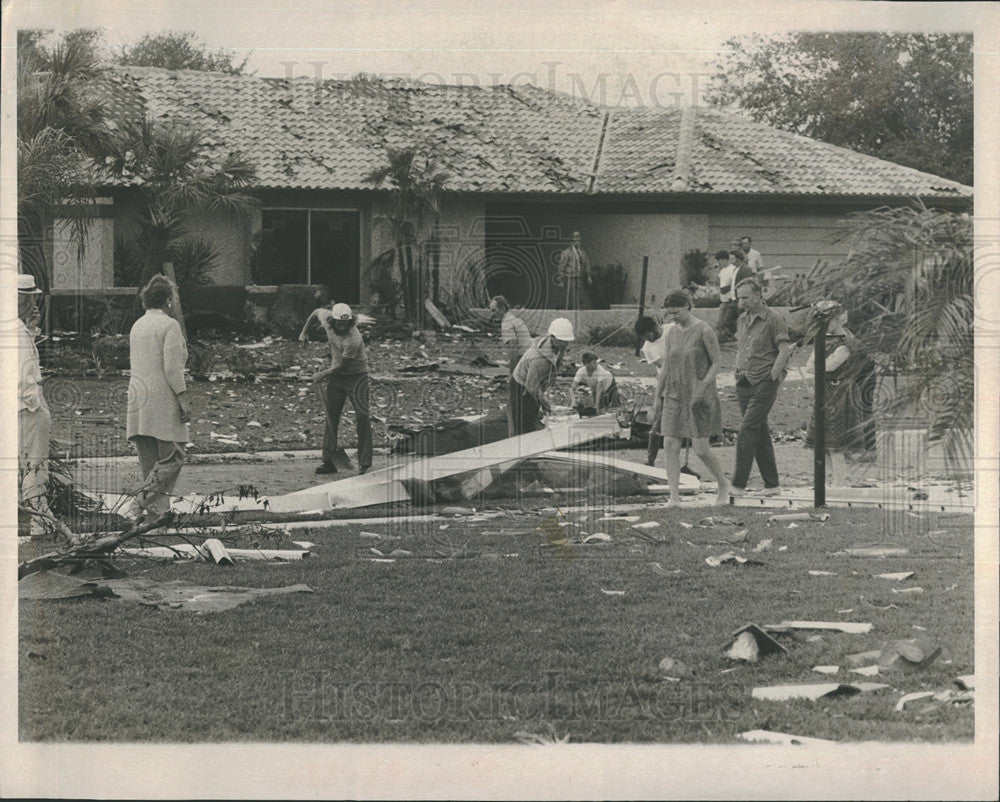 1972 Press Photo Belair beach Pinellas Tornado damage - Historic Images