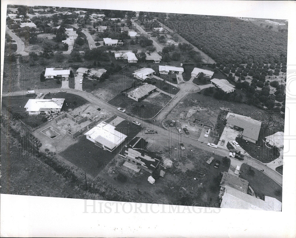 1972 Press Photo Aerial view on Pinellas Co ,Fla area - Historic Images