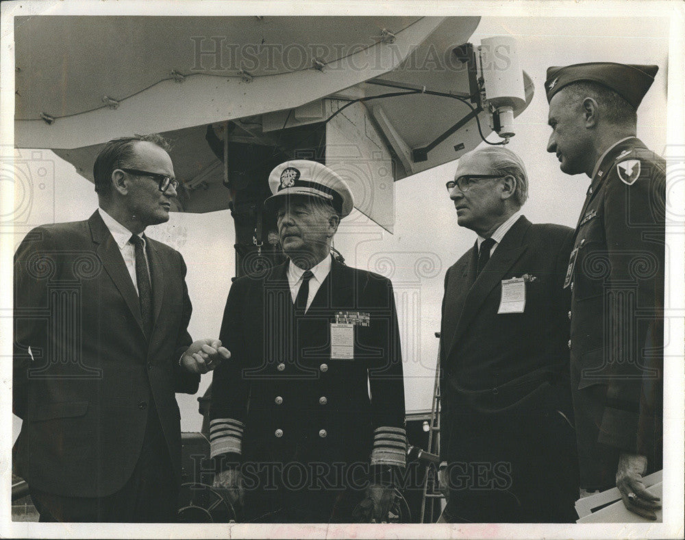 1967 Press Photo Lord Richard Coleridge, Admiral Alfred Ward, Harold O&#39;Kelley - Historic Images