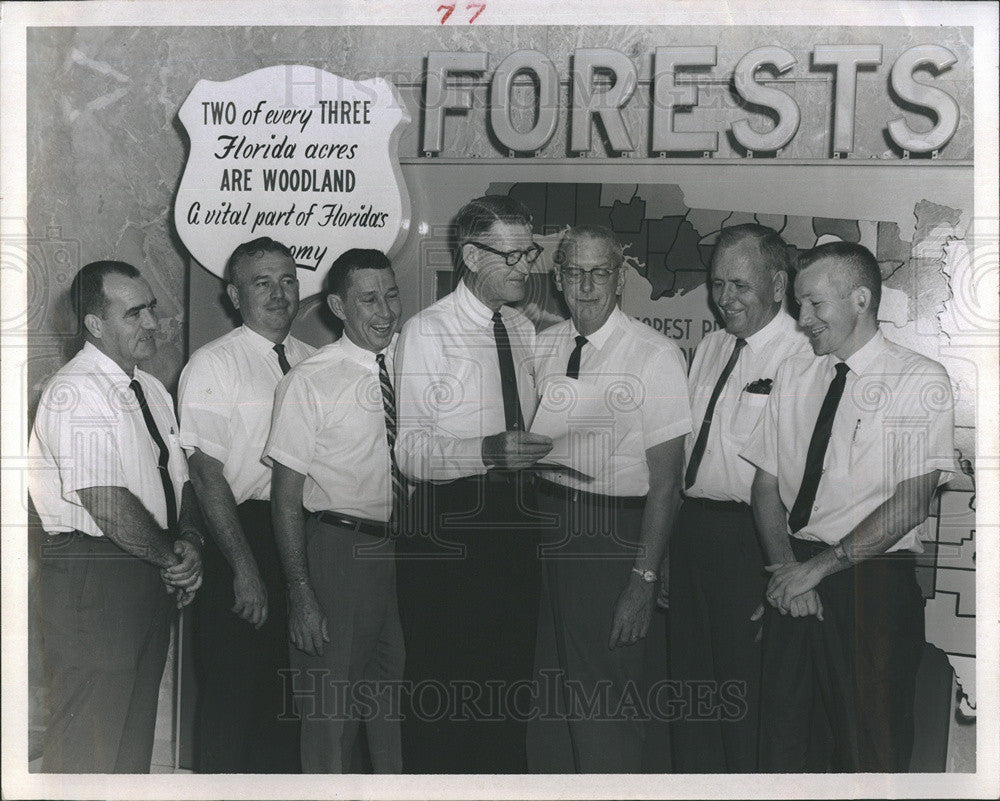 1965 Press Photo Forest Service District Foresters Hold Conference In Tallahasse - Historic Images