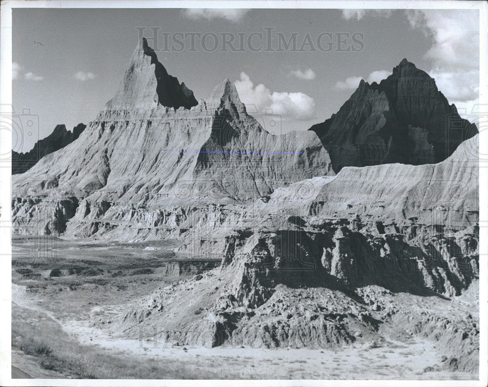 1968 Press Photo S. Dakota Badlands National Monument - Historic Images