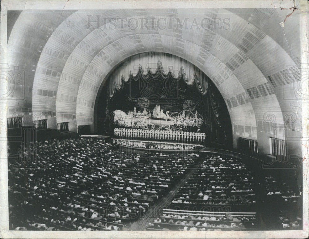 1972 Press Photo Radio City Music Hall - Historic Images