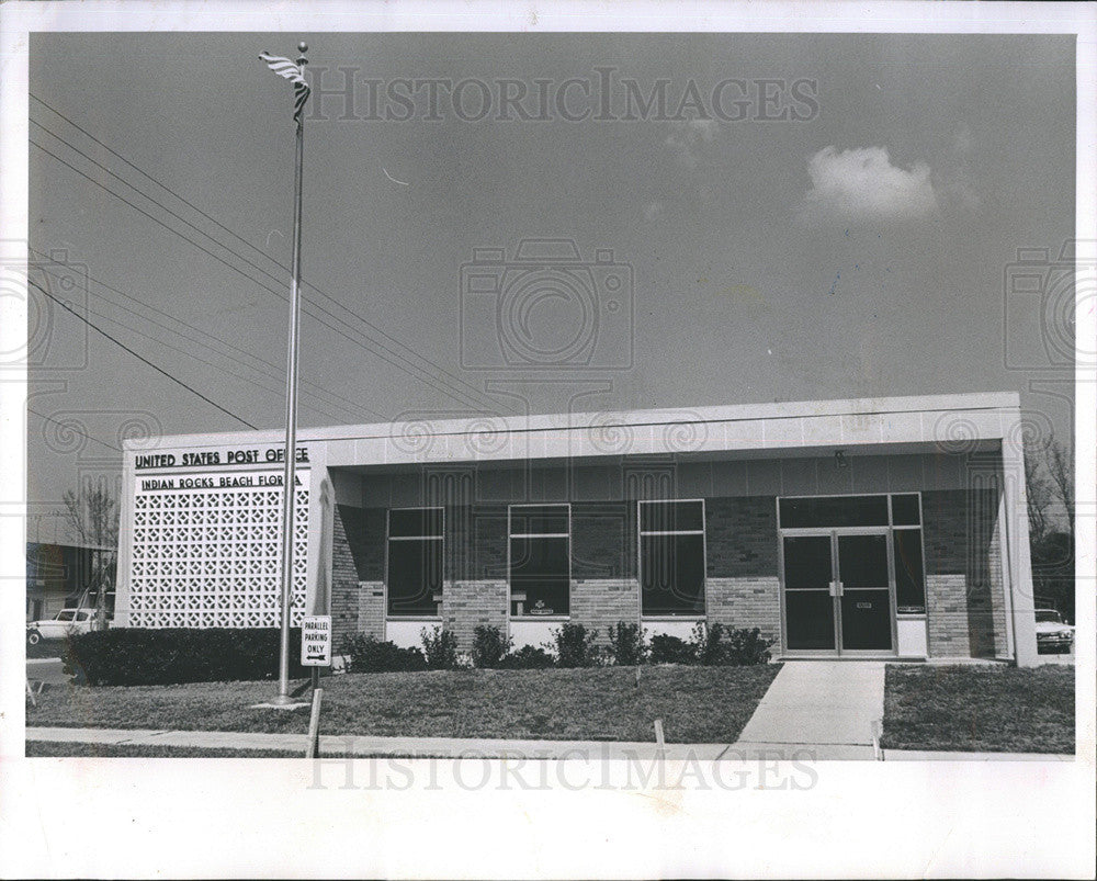 1963 Press Photo Indian Rock Post Office a first class post office built in 1960 - Historic Images