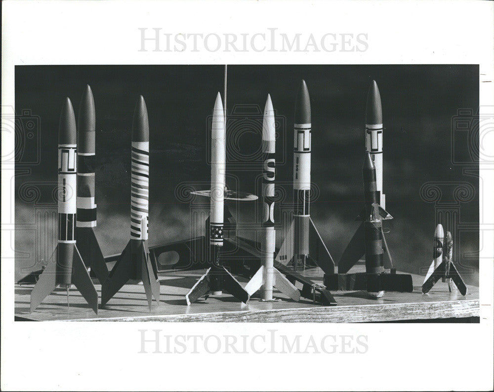 1984 Press Photo Rockets - Historic Images