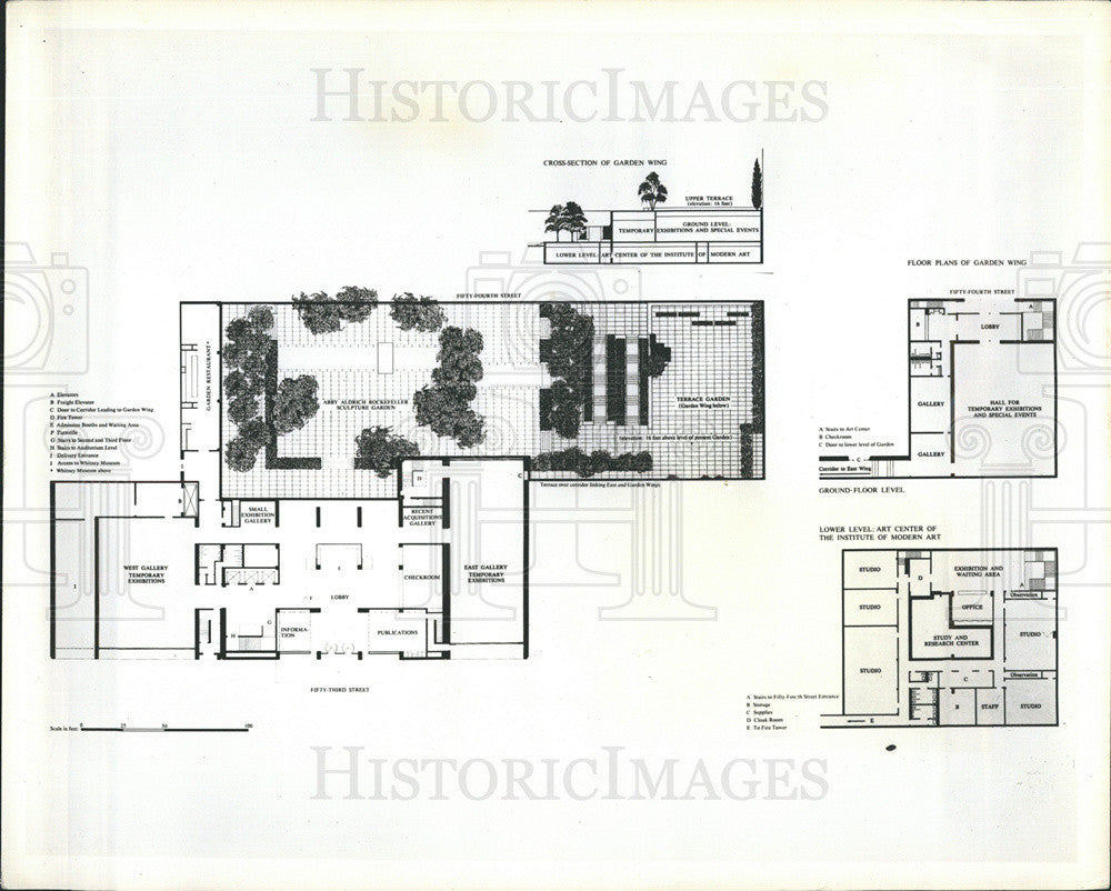 1966 Press Photo Layout for the Museum of Modern Art, New York - Historic Images