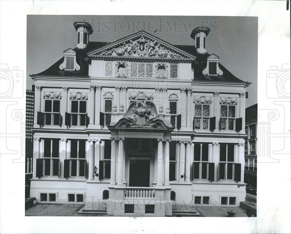 1988 Press Photo The Schielandshuls city palace, Rotterdam, Netherlands - Historic Images