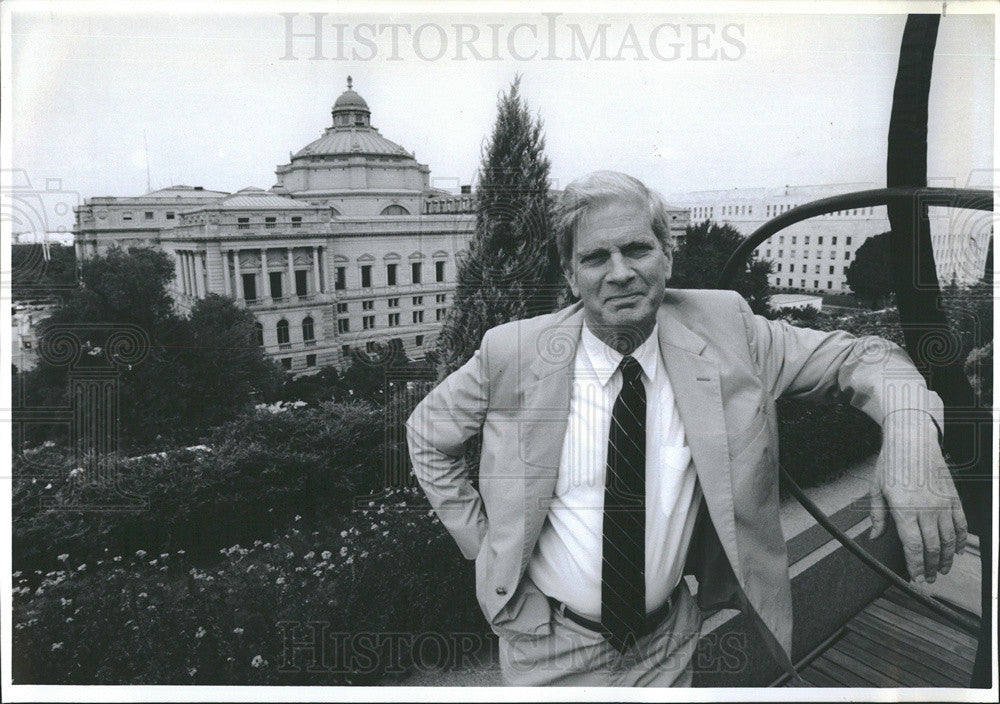 1990 Press Photo James Billington Librarian Of Congress Washington D.C. - Historic Images