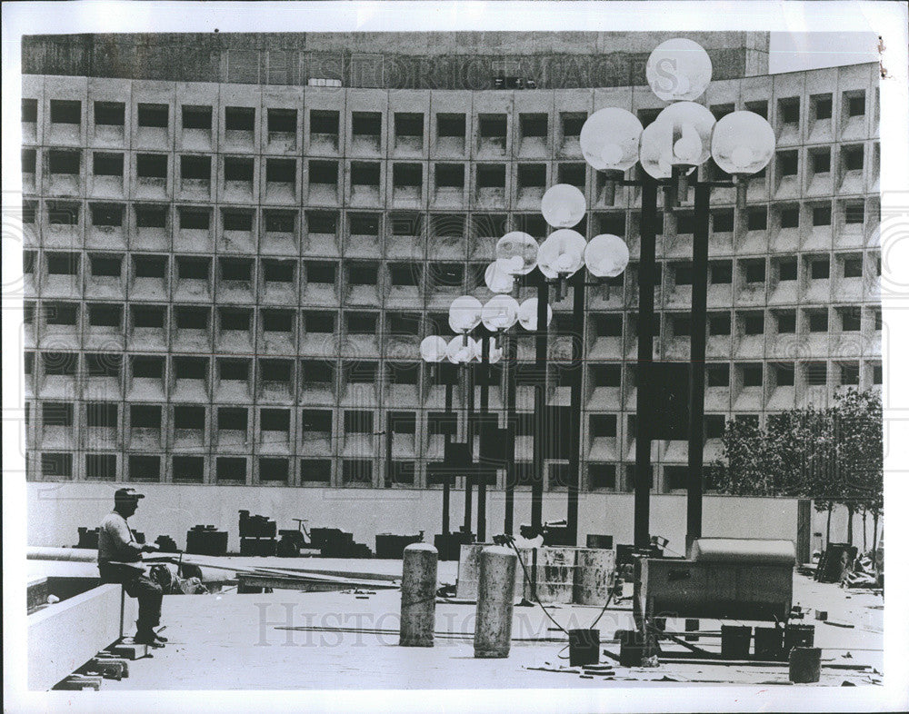 1968 Press Photo Washington D.C. L&#39;Enfant Plaza - Historic Images