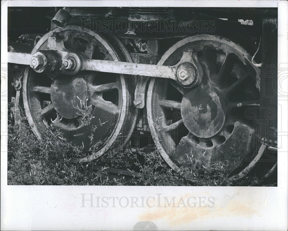 1970 Press Photo Old Train - Historic Images