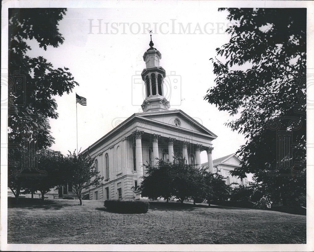 1986 Press Photo Pennsylvania Easton George Taylor Northampton County Courthouse - Historic Images