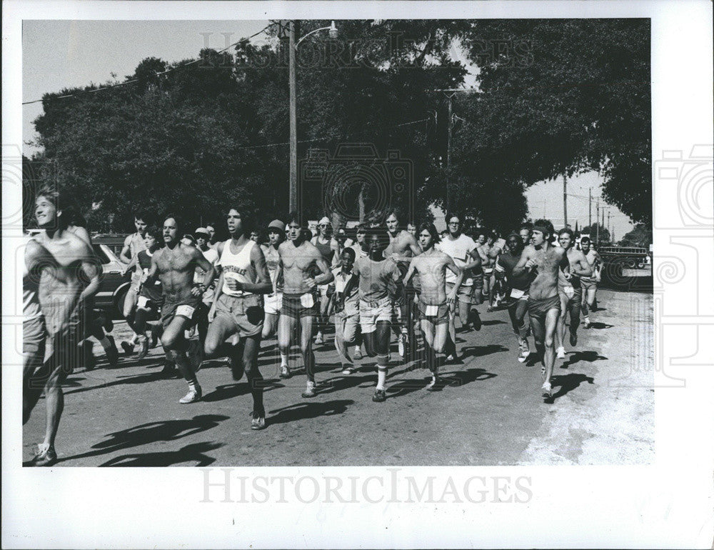 1978 Press Photo Fundrun Florida Runners San Antonio Boy&#39;s Village - Historic Images