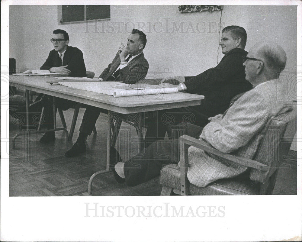 1966 Press Photo South Pasadena Public Hearing Freeholders - Historic Images