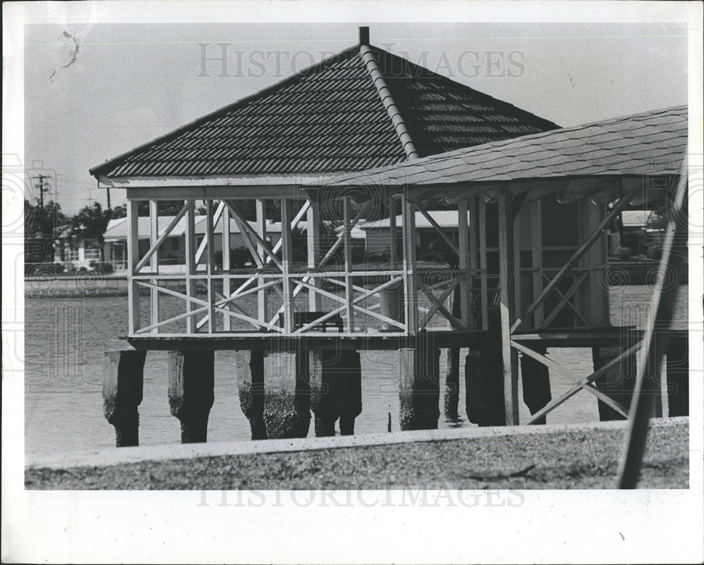 1977 Press Photo South Pasadena Boca Ciega Bay First Ave South - Historic Images