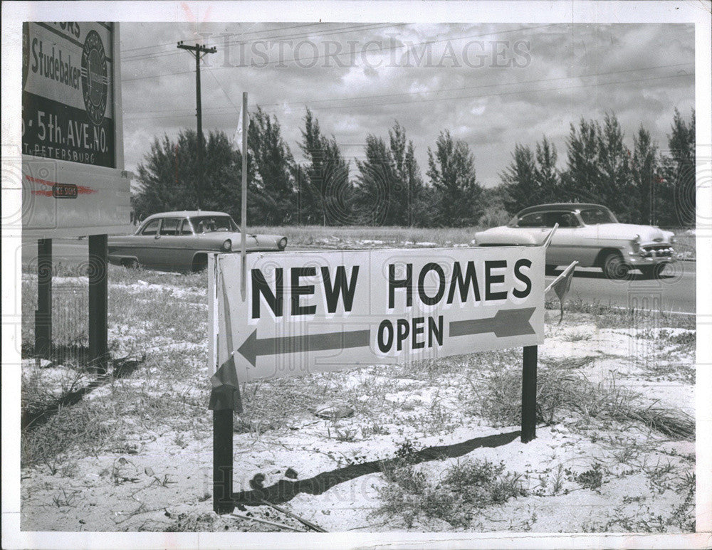 Press Photo New homes in Pasadena, Florida - Historic Images