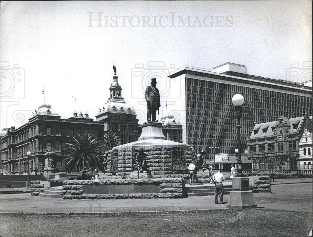 Press Photo Paul Kruger Statue in Pretoria South Africa - Historic Images