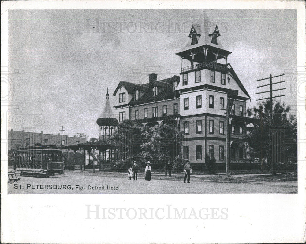 1968 Press Photo Detroit Hotel St.Petersburg Florida - Historic Images