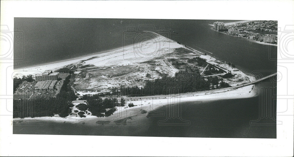 1989 Press Photo Sand Key in Clearwater - Historic Images