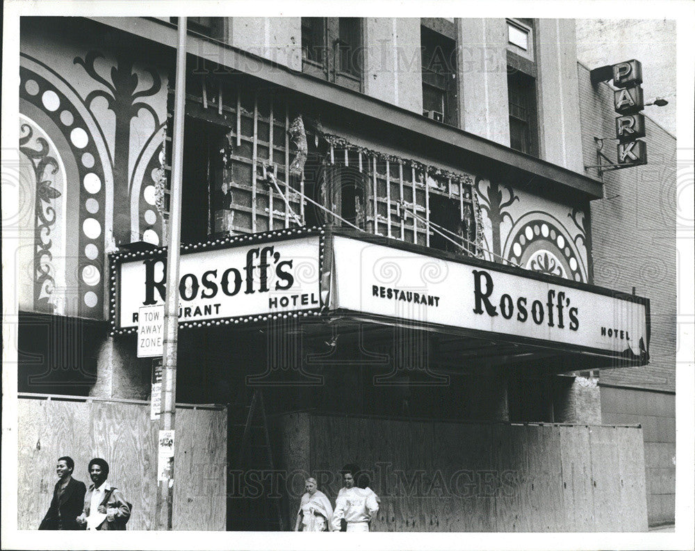 1981 Press Photo Rosoff&#39;s Restuarant And Hotel In New York City Being Renovated - Historic Images