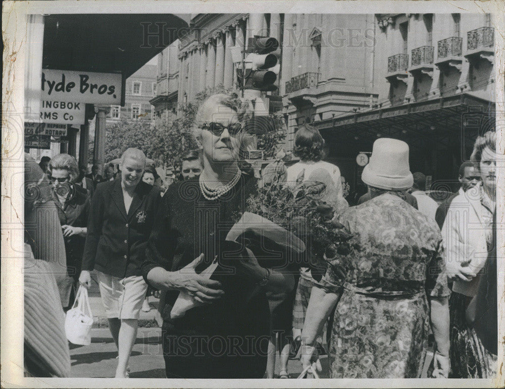 1966 Press Photo South Africa  House Arrest Helen Joseph Johannesburg Police - Historic Images