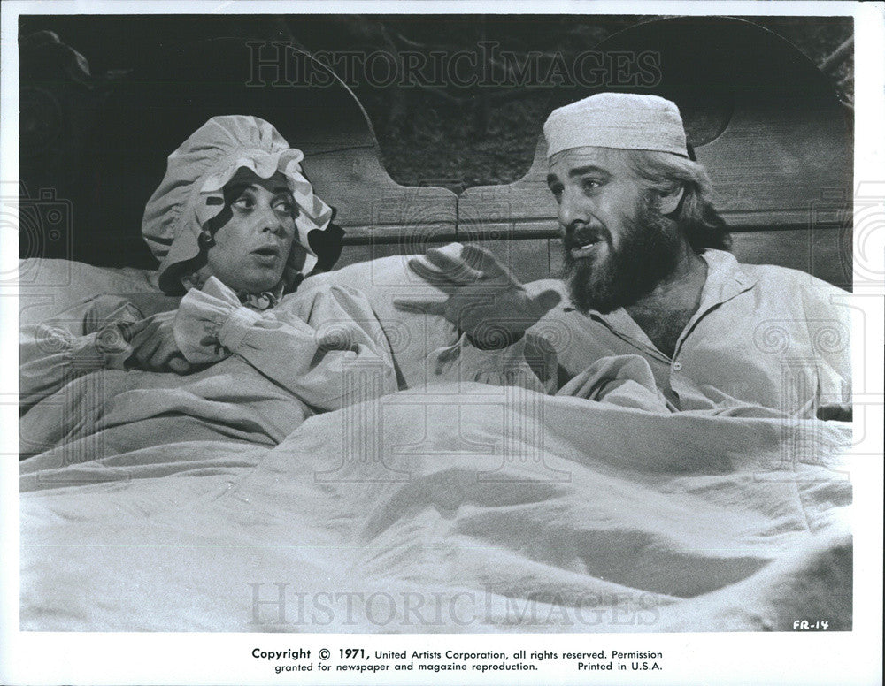 1971 Press Photo Topol &amp; Norma Crane in &quot;Fiddler on The Roof.&quot; - Historic Images