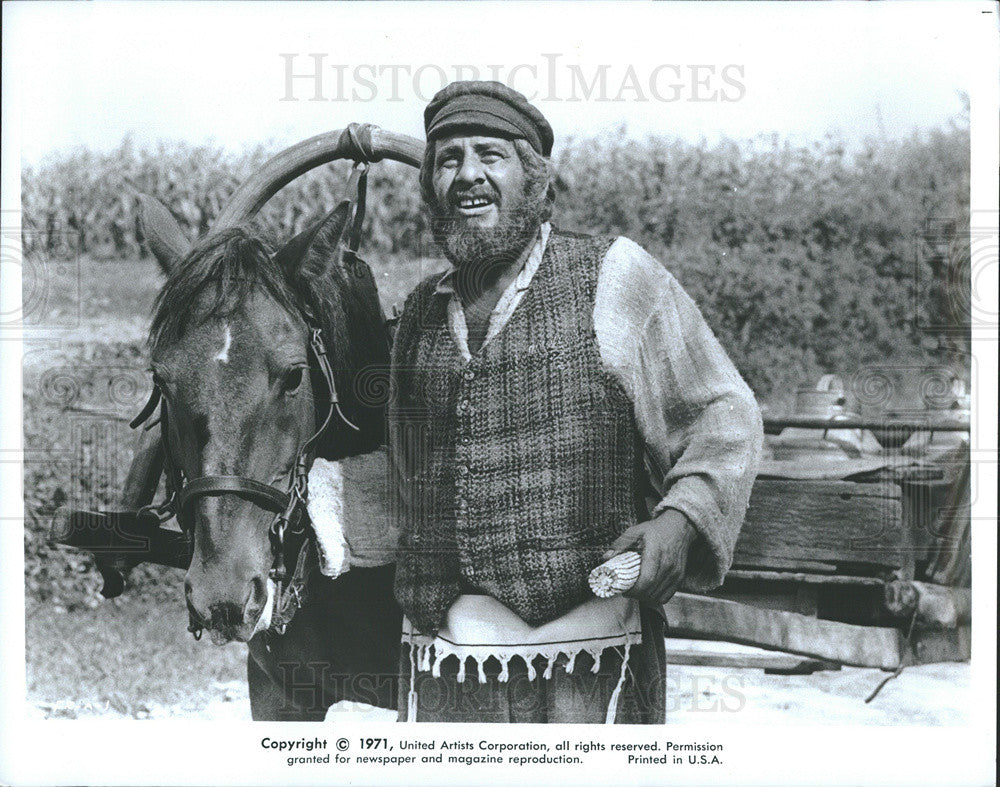 1971 Press Photo Topol in &quot;Fiddler On The Roof.&quot; - Historic Images