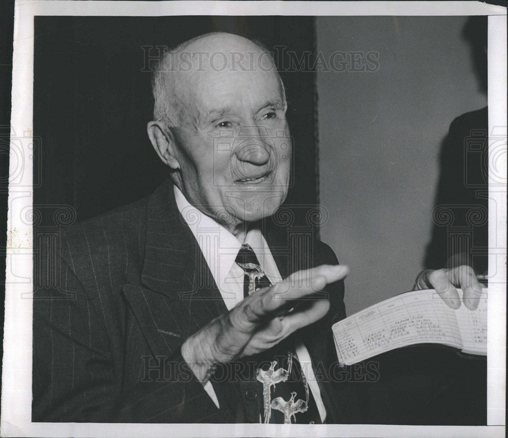 1948 Press Photo James Montee, Pilot, Stage Coach Driver - Historic Images