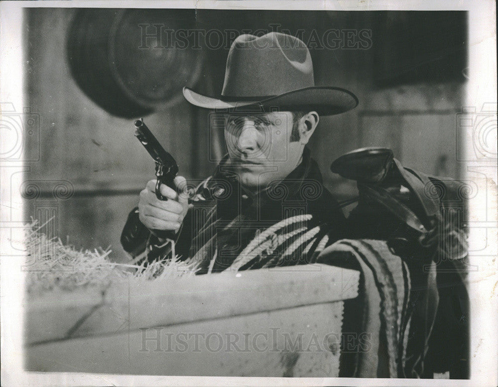 1952 Press Photo Vaughn Moore, The Toughest Man in Tombstone - Historic Images