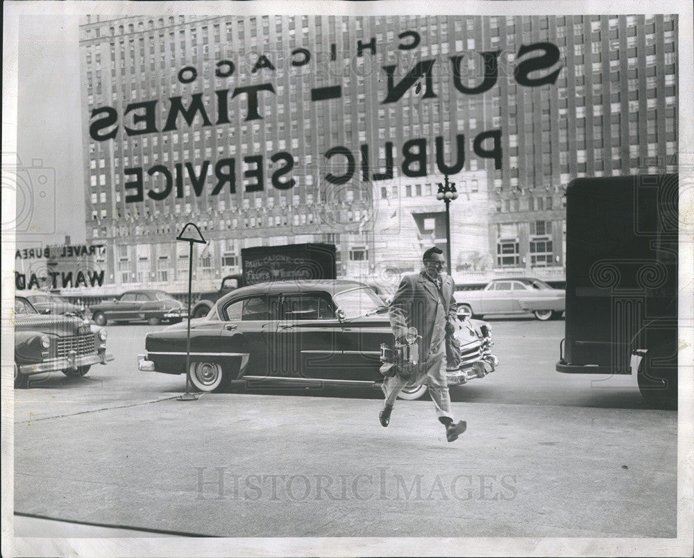 1954 Press Photo Bill Quinn actor - Historic Images