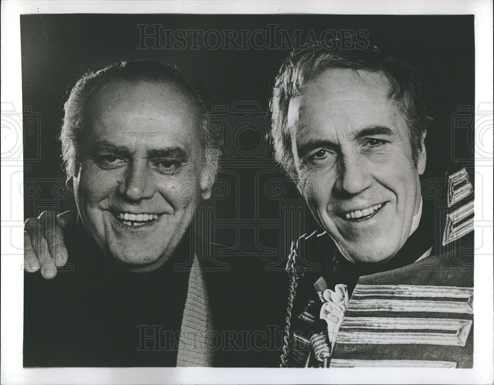 1978 Press Photo Director Jose Quintero, Actor Jason Robards - Historic Images