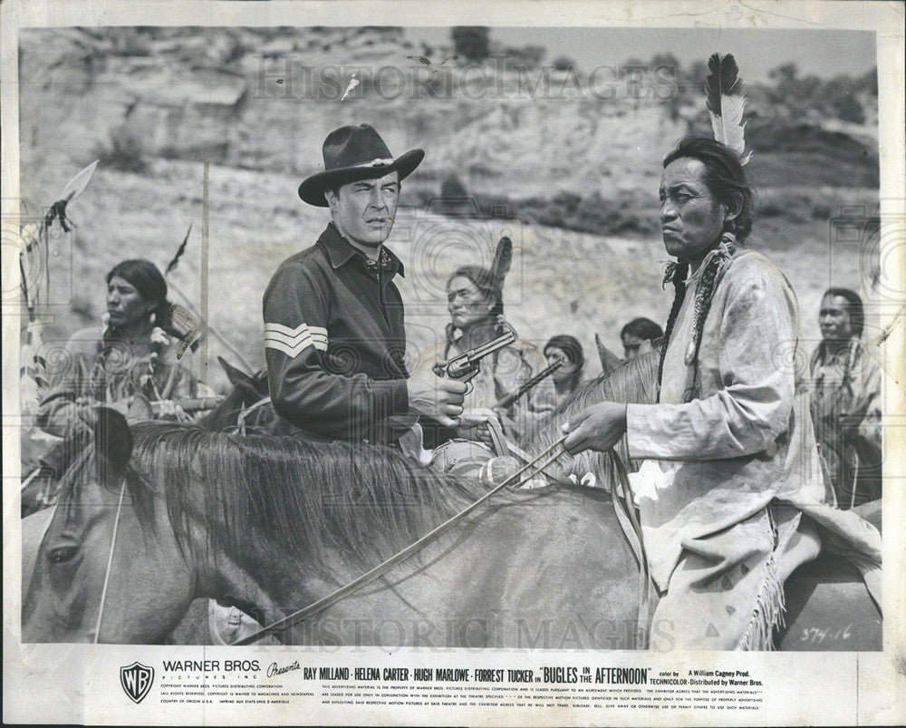 1952 Press Photo Ray Milland in Bugles In The Afternoon - Historic Images