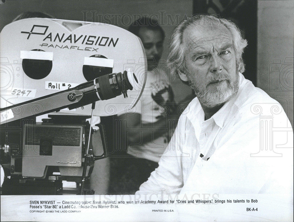 1983 Press Photo Cinematographer Sven Mykvist - Historic Images