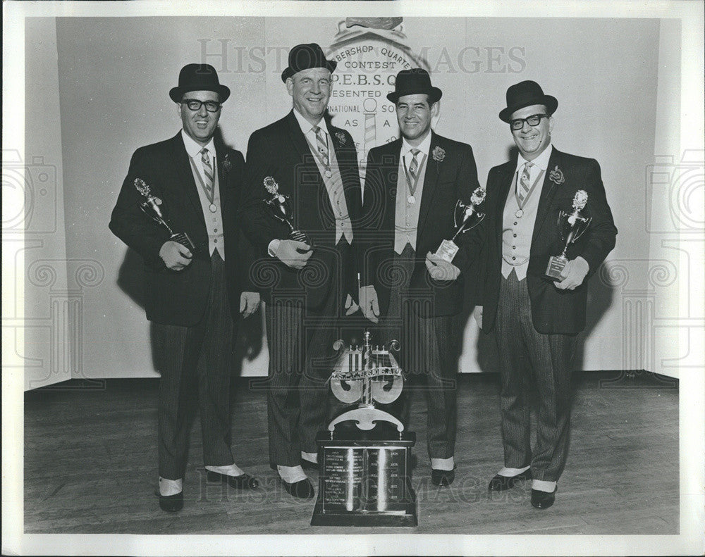 1967 Press Photo The Four Statesmen, Barbershop Quartet - Historic Images