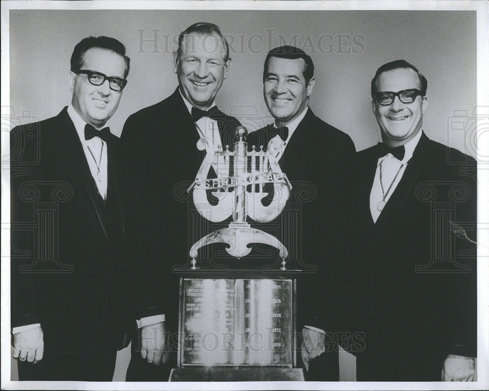 1967 Press Photo The Four Statesmen, Barbershop Quartet - Historic Images