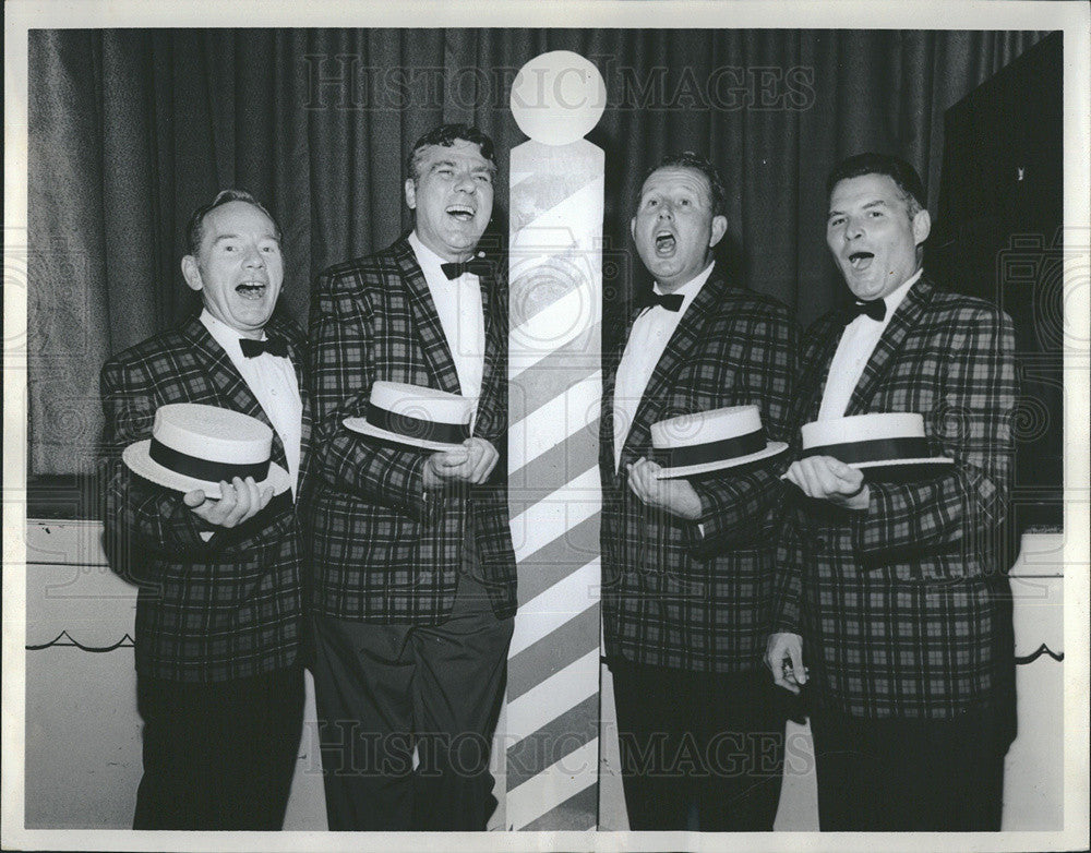 1968 Press Photo Men&#39;s Skoline-Valley Barbershop Quartet - Historic Images