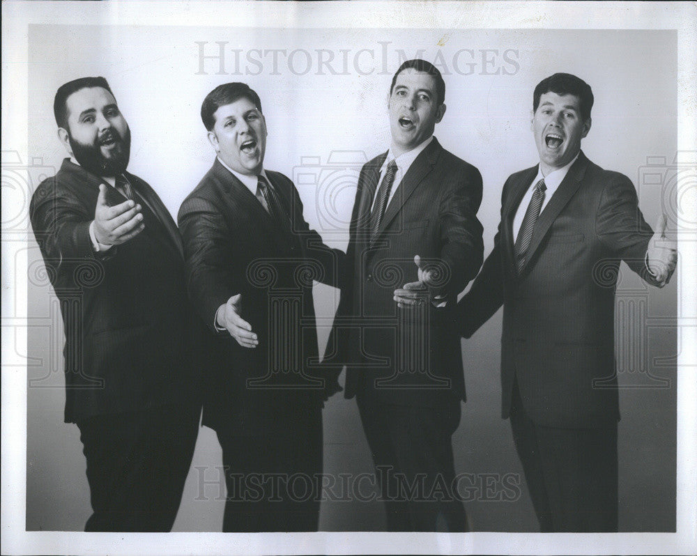 1971 Press Photo Chords, Unlimited Quartet, winners of Illinois Barber Shop comp - Historic Images