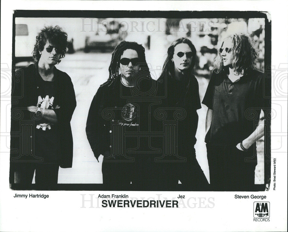 1994 Press Photo Swervedriver Jimmy Hartridge, Adam Franklin, Jez, Steven George - Historic Images