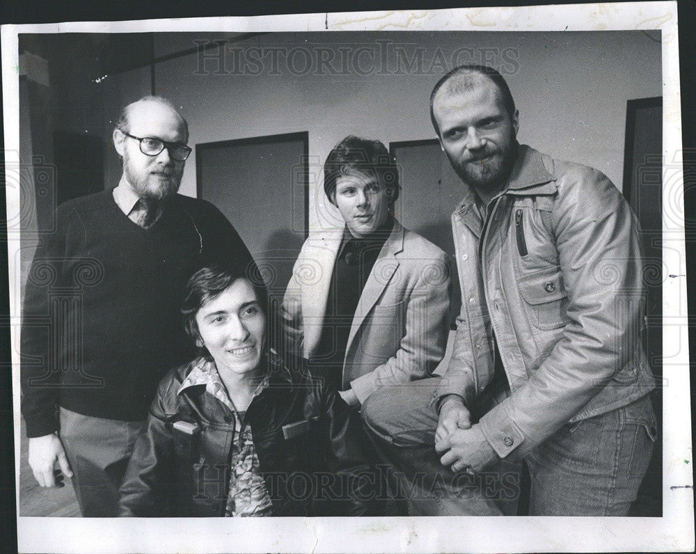 1976 Press Photo Yuri Rasovsky, Robert Clemens, Colin Stinton, Steve Fletcher - Historic Images