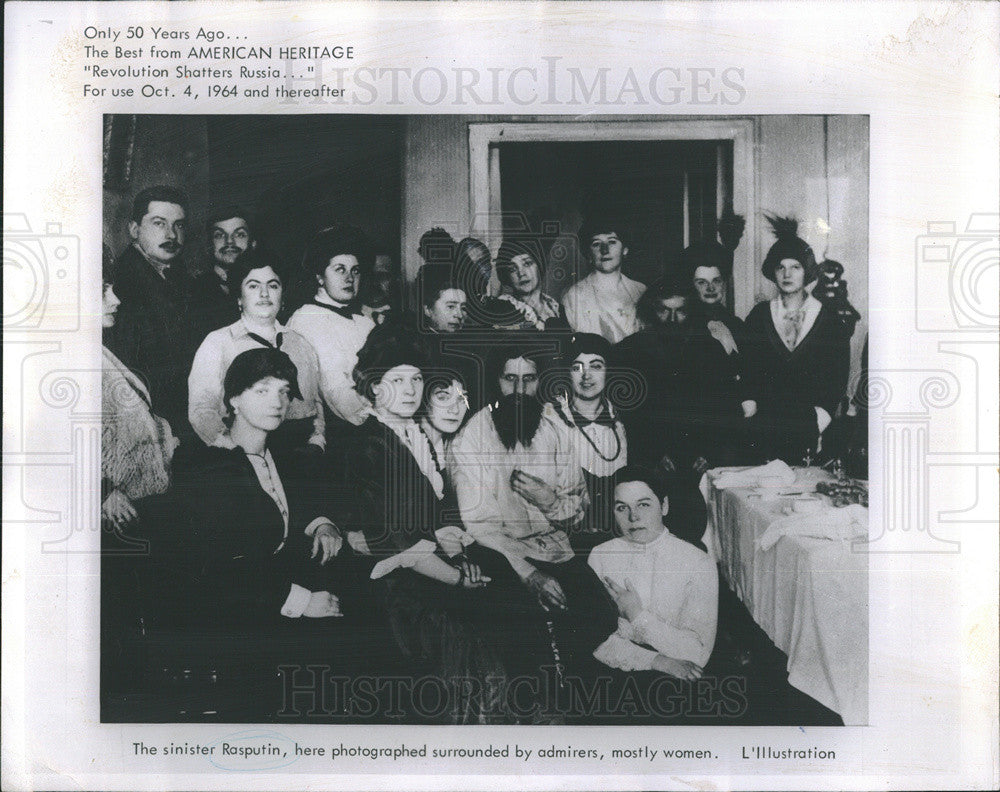 1964 Press Photo Rasputin, Admirers - Historic Images