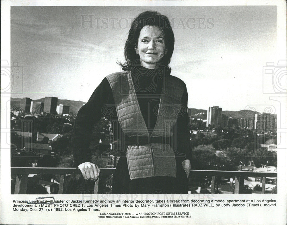 1988 Press Photo Princess Lee Radziwill, Sister of Jackie kennedy - Historic Images