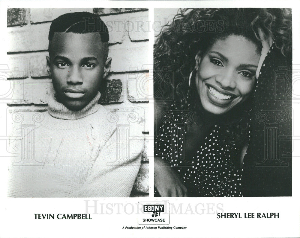 1992 Press Photo Ebony Jet Showcase Actress Sheryl Lee Ralph Tevin Campbell - Historic Images