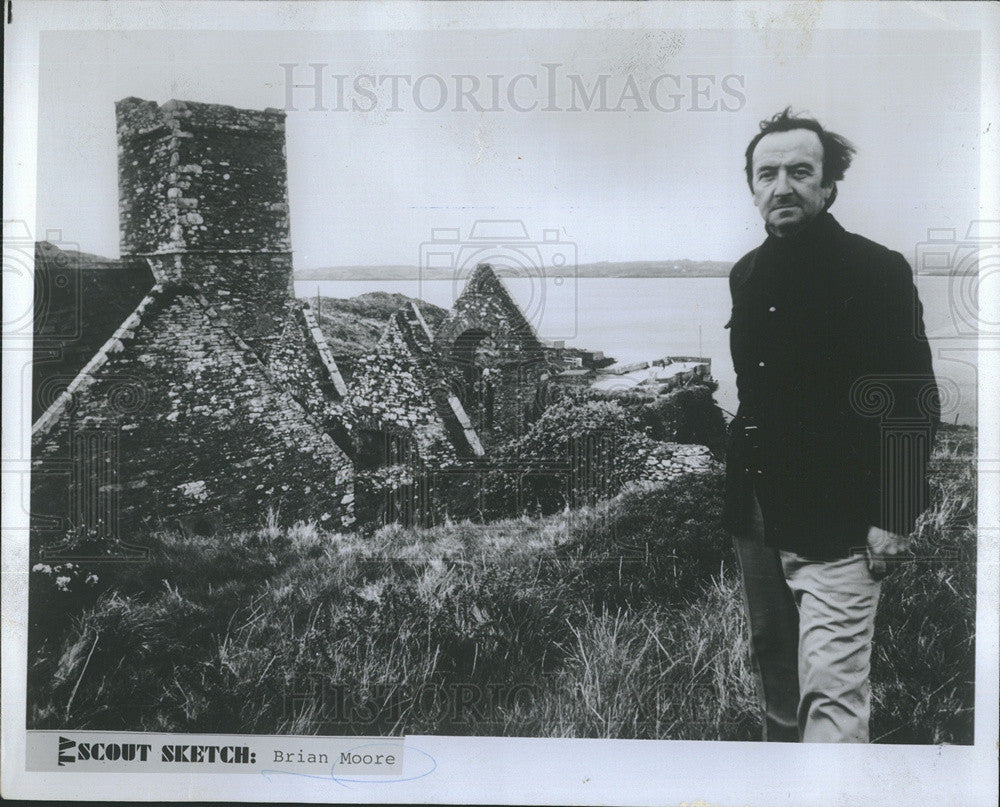 1974 Press Photo Brian Moore - Historic Images