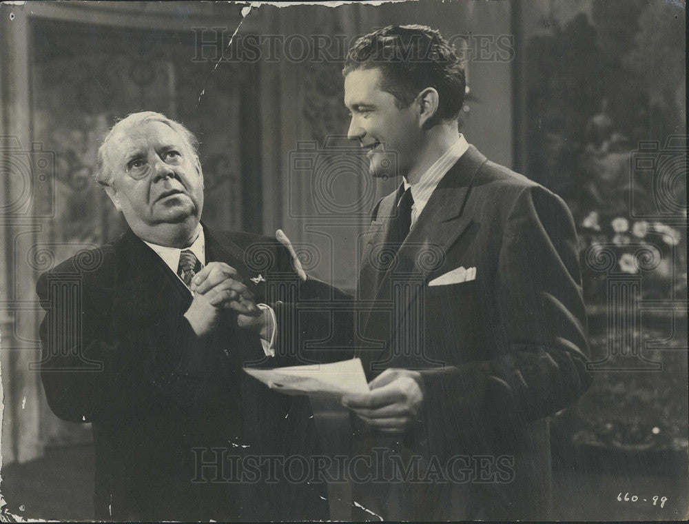 1946 Press Photo Two Guys From Milwaukee Film Actor Dennis Morgan Scene Telegram - Historic Images