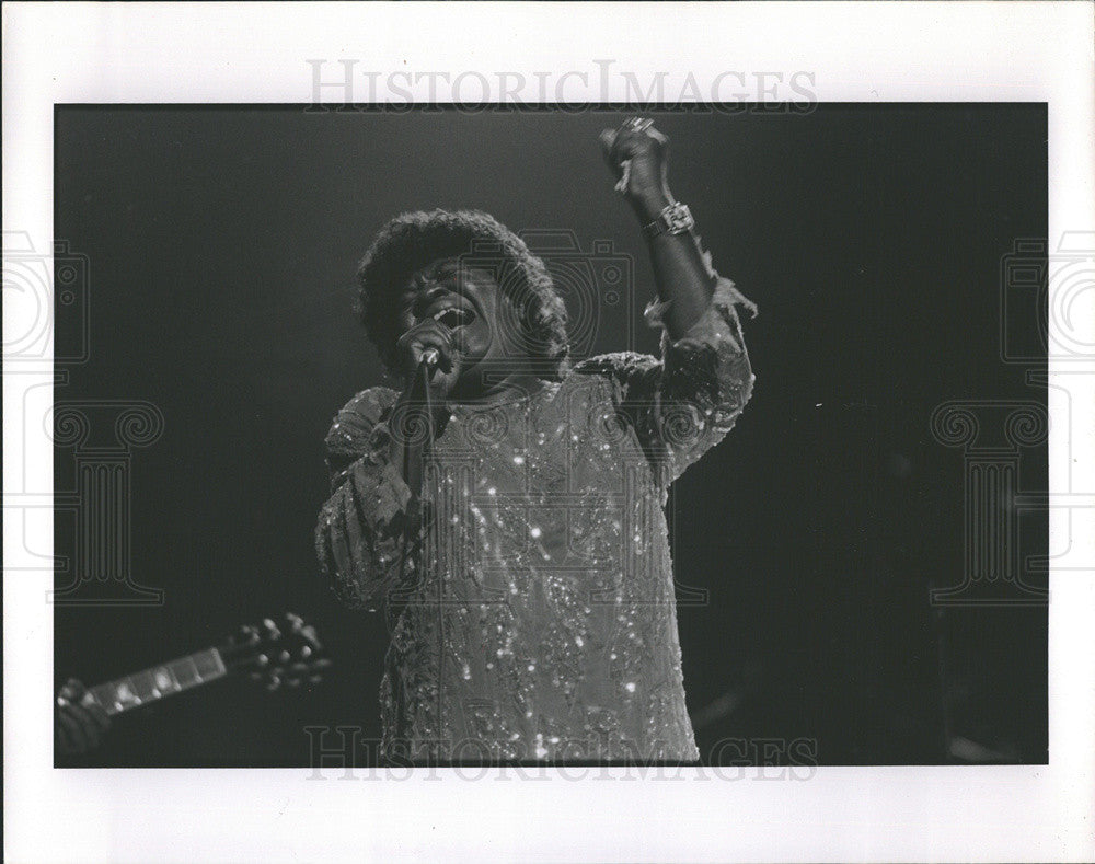 1995 Press Photo of Koko Taylor,American Chicago Blues Musician. - Historic Images