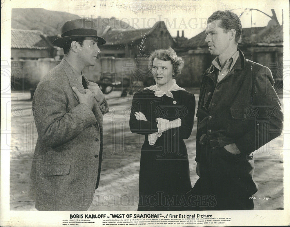 1937 Press Photo Actors Ricardo Cortez (L) & Beverly Roberts, Gordon Oliver - Historic Images