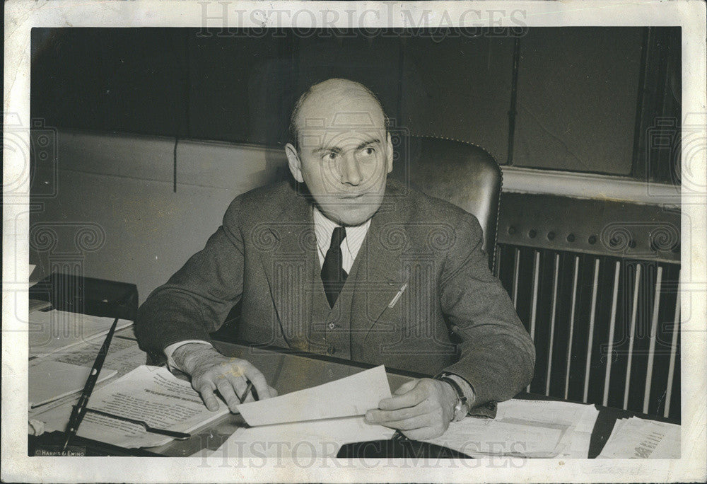 1942 Press Photo Asst Sec of War John J McCloy - Historic Images