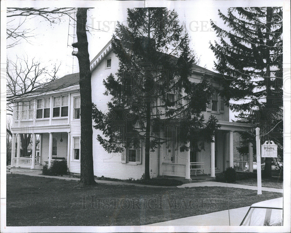 1966 Press Photo Miami University McGuffey Home Exterior Historic Landmark - Historic Images