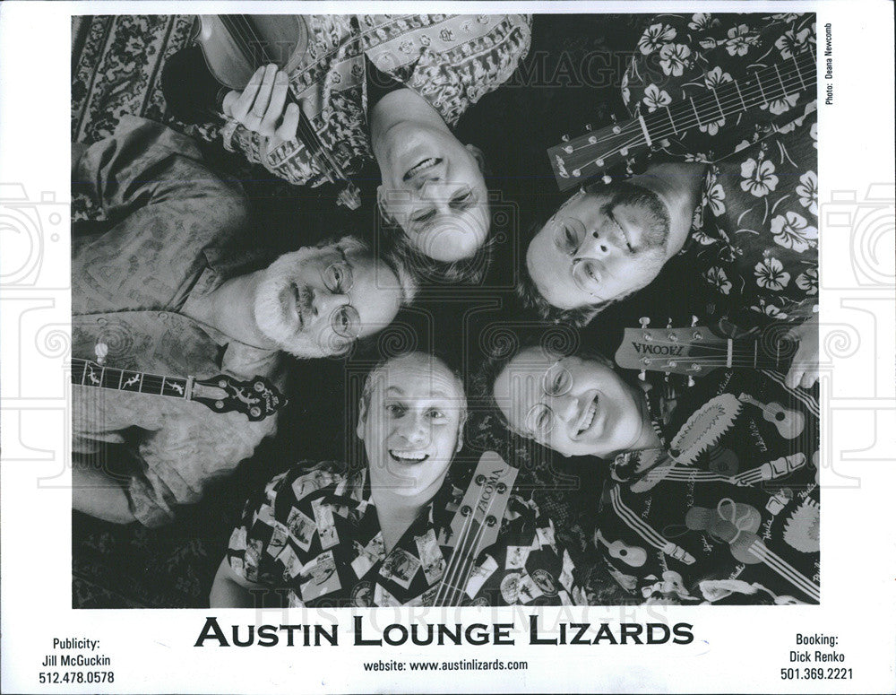 Press Photo Band Austin Lounge Lizards - Historic Images