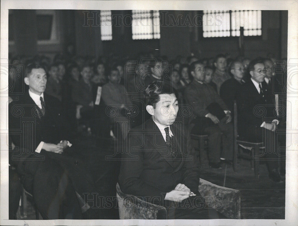 1946 Press Photo Prince Takamatsu Tokyo Japan - Historic Images