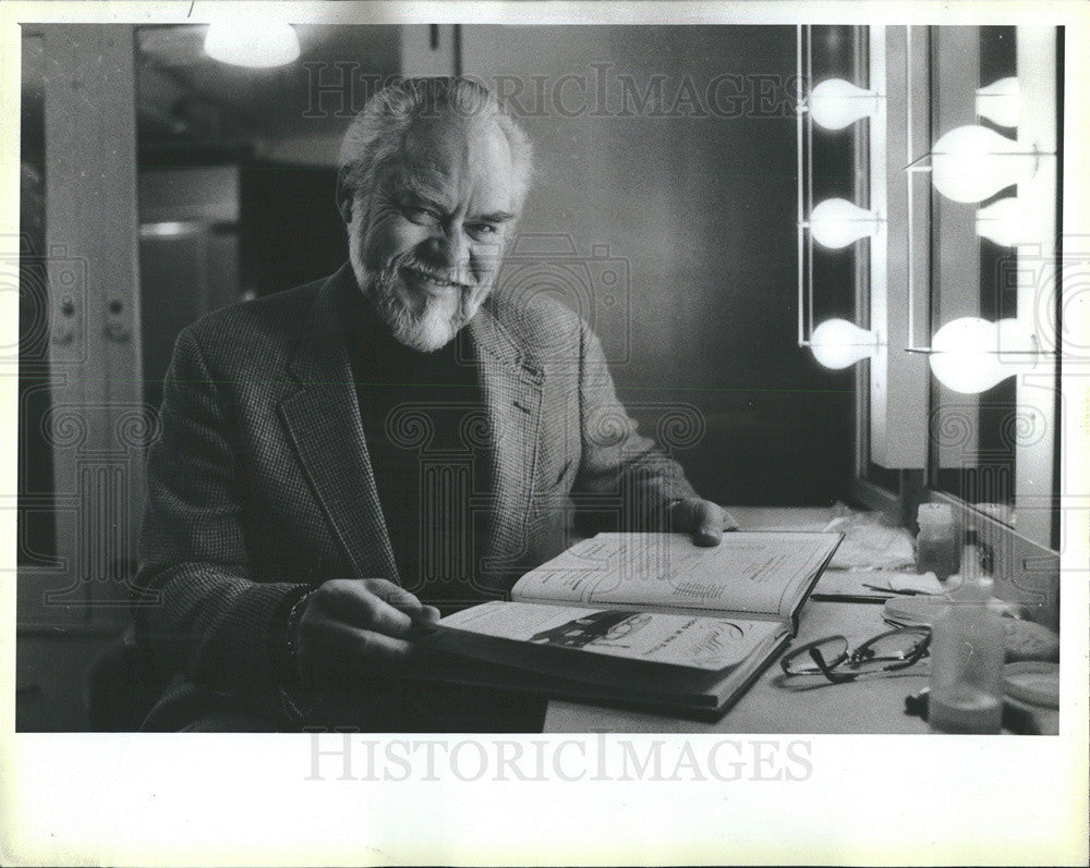 1985 Press Photo Opera Star Thomas Stewart - Historic Images