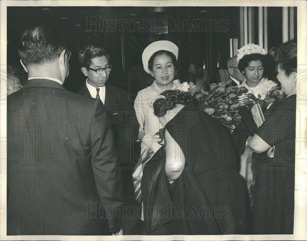 1965 Press Photo Japan Prince and Princess Mikasa and daughter Princess Yasuko - Historic Images